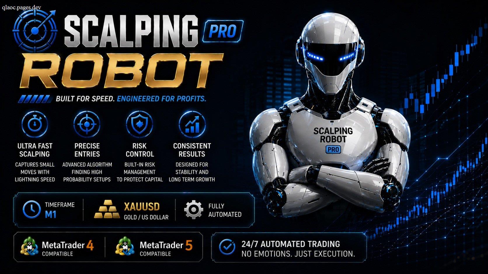Scalping Robot Pro · Built for Speed, Engineered for Profits